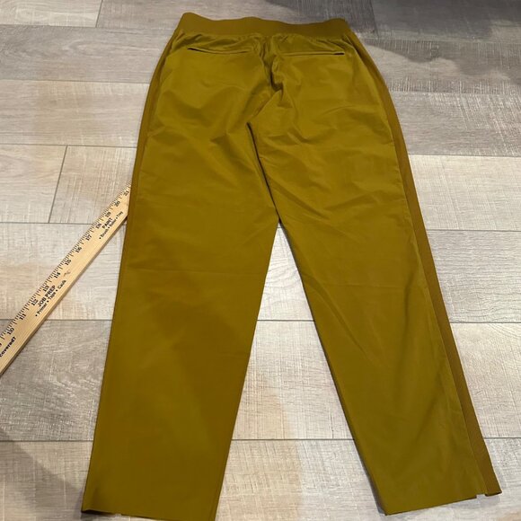 ATHLETA WOMENS MUSTARD YELLOW PANTS PULL ON SIZE 6 - Picture 8 of 8